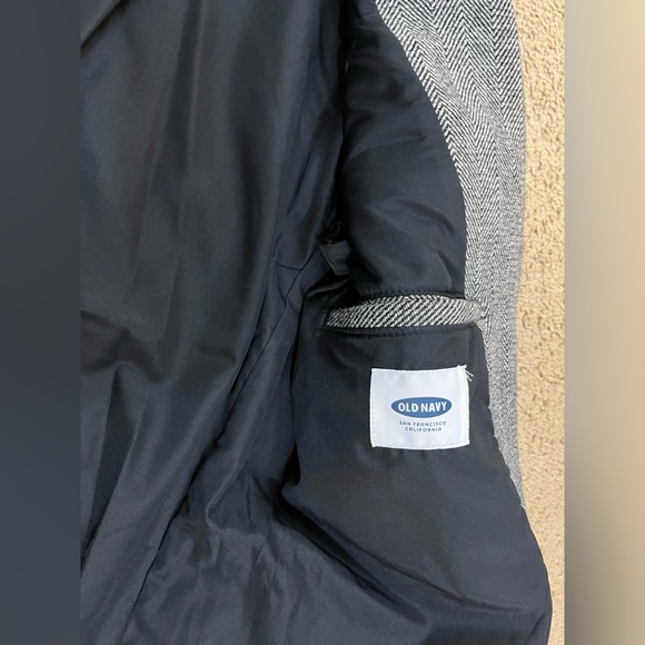 Old Navy Men’s Grey Top Coat - Picture 7 of 16